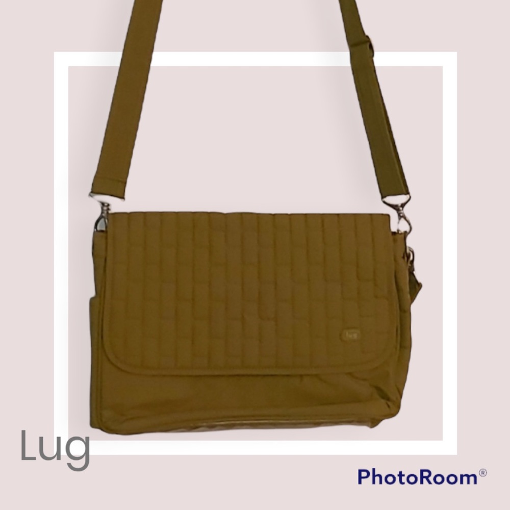 Lug cross body messenger bag